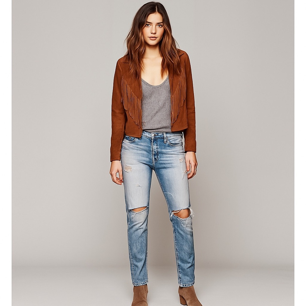 Ralph Lauren Denim & Supply Y2K Boyfriend Distressed Jeans Size 29